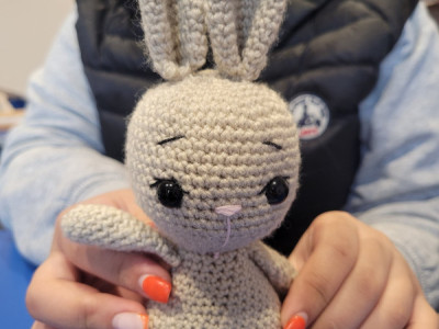 Support embroidery, crochet puppet making at  "Arevik" Social-Educational Center of Ijevan